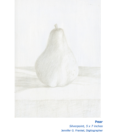 Gugino-Pear Silverpoint