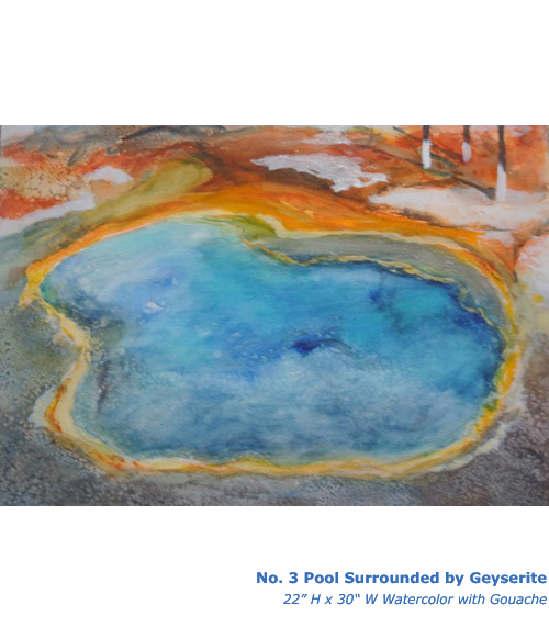 Gugino-Pool-surrounded-by-Geyserite_Watercolor