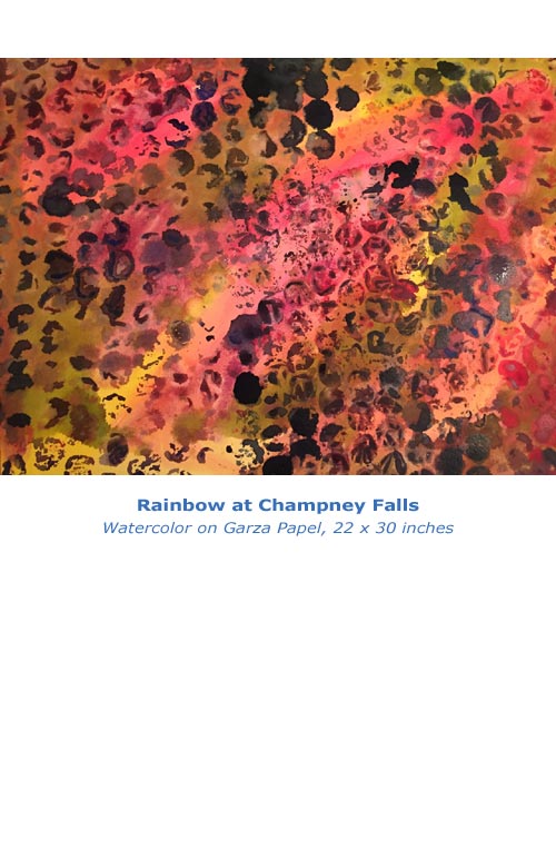 Gugino Rainbow-at-Champney-Falls Watercolor