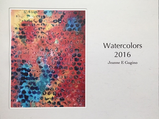 Jeanne Gugino Artist Watercolors Flip Book 2016